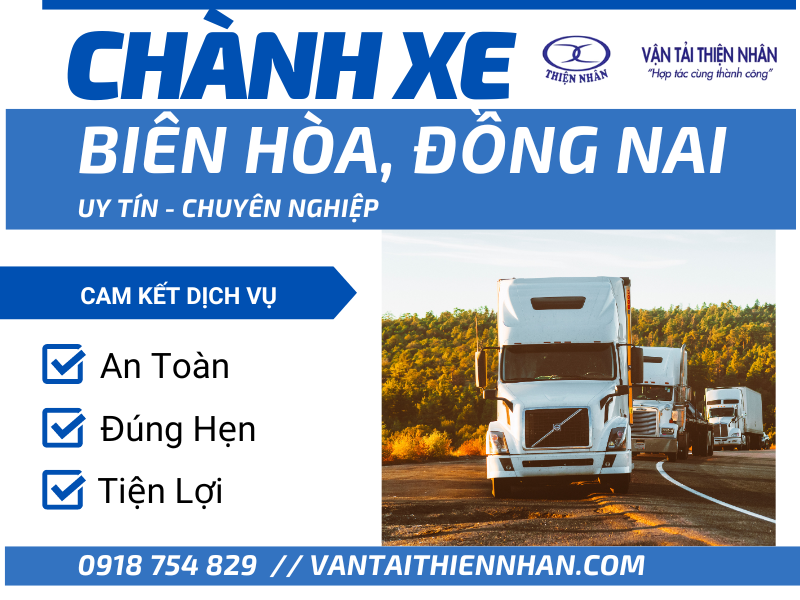Chành xe đi Biên Hòa Đồng Nai