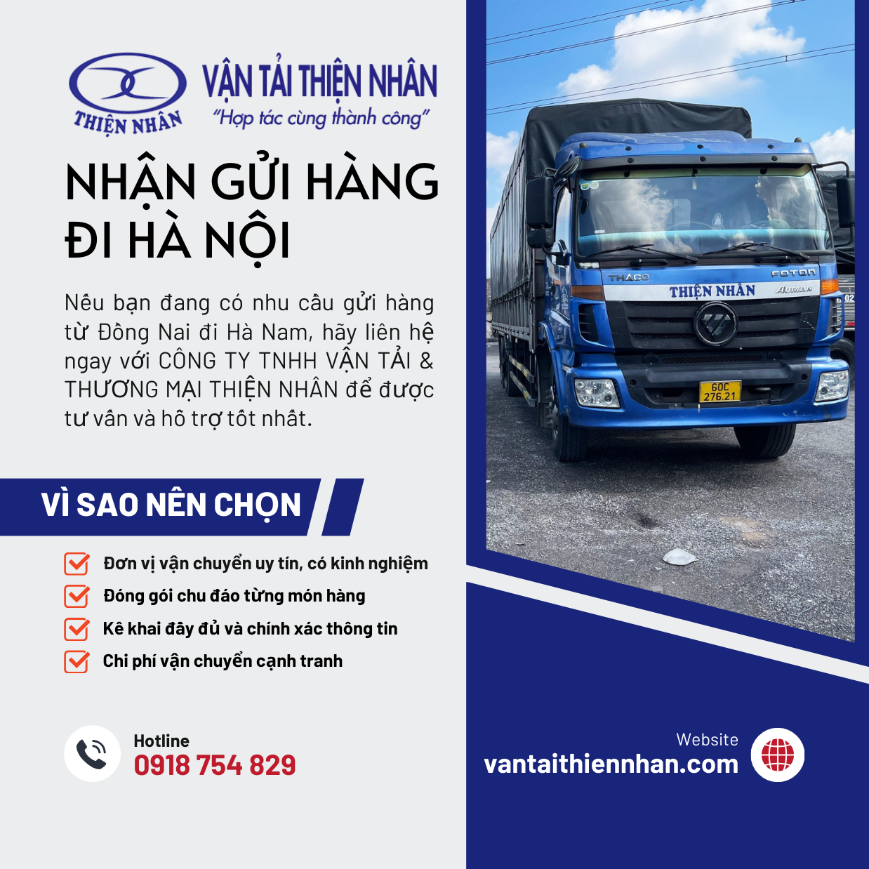 gui hang BIEN HOA di ha noi