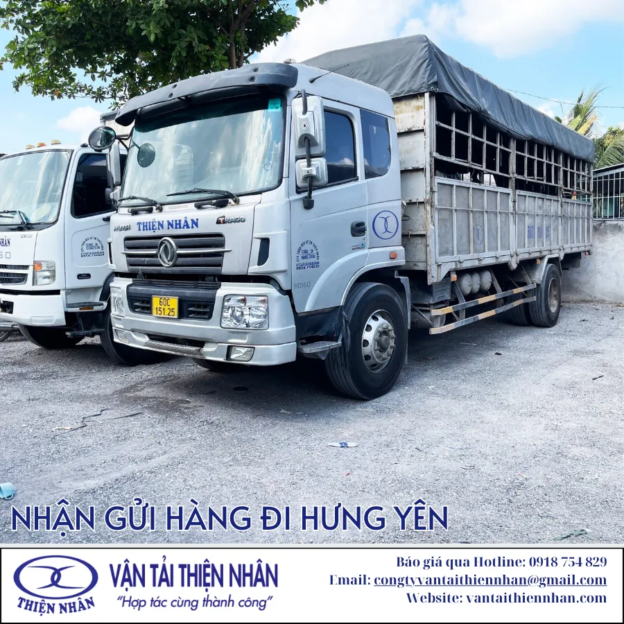 quy trinh gui hang di hung yen